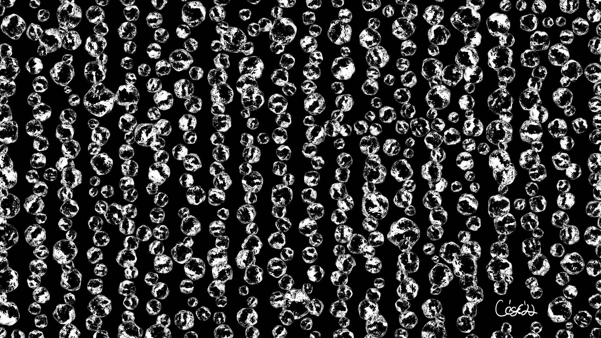 Agua, moving artwork by César Yagüe, from the Descendants Of Beauty collection