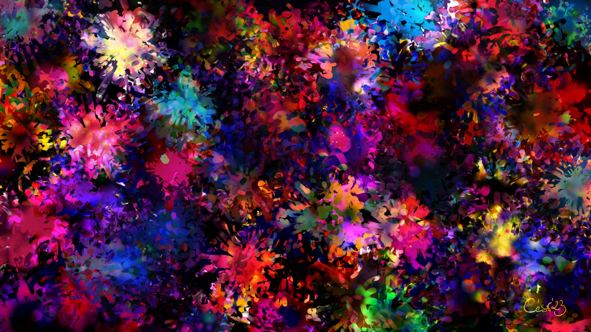 Breathing Garden, moving artwork by César Yagüe, from the Matter That Fell In Love With The Void collection
