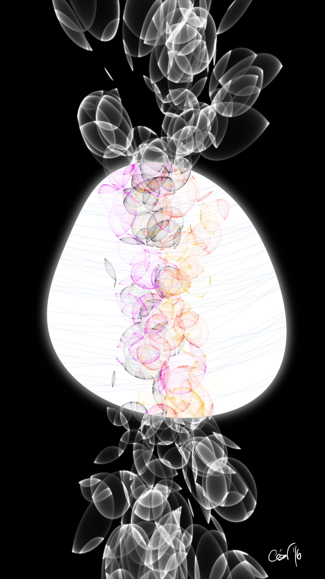Dee Present, moving artwork by César Yagüe, from the Sophia Experiencing collection