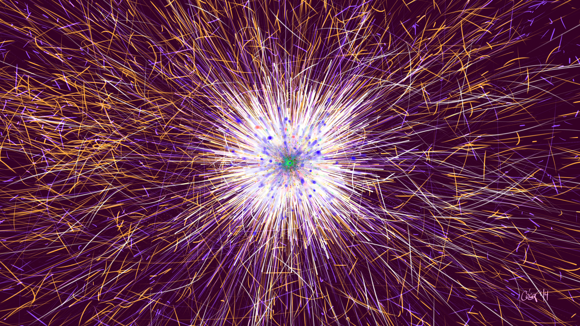 Do, moving artwork by César Yagüe, from the 4K Beauties collection