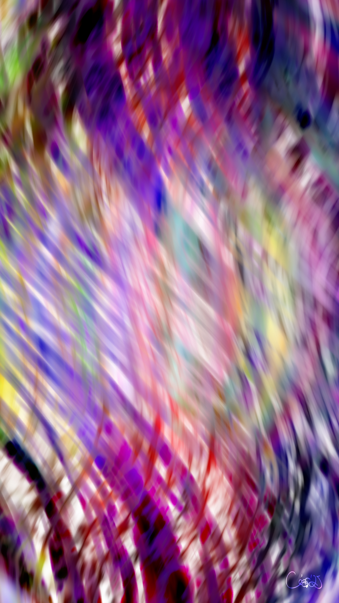 El Campo, moving artwork by César Yagüe, from the Floraciones Del Umbral collection