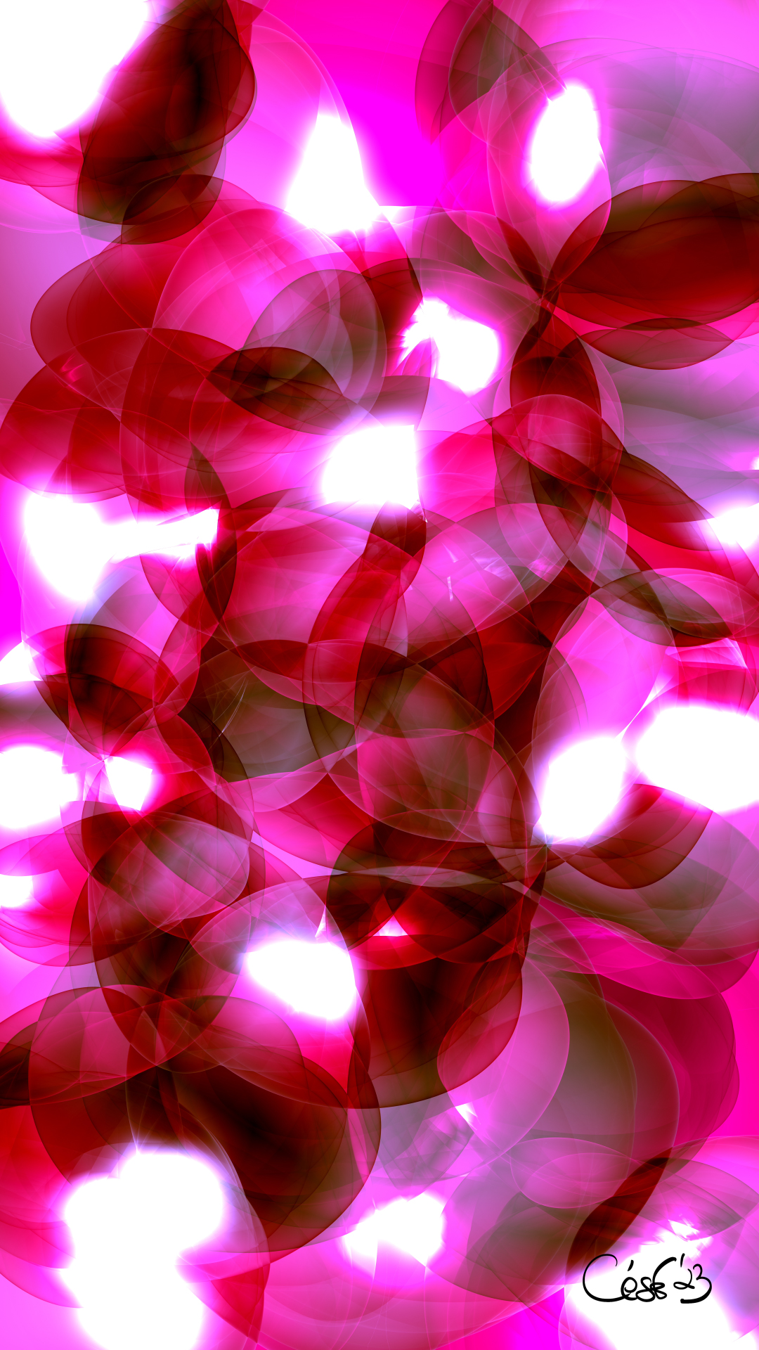 Innocent Bougainvillea, moving artwork by César Yagüe, from the Matter That Fell In Love With The Void collection