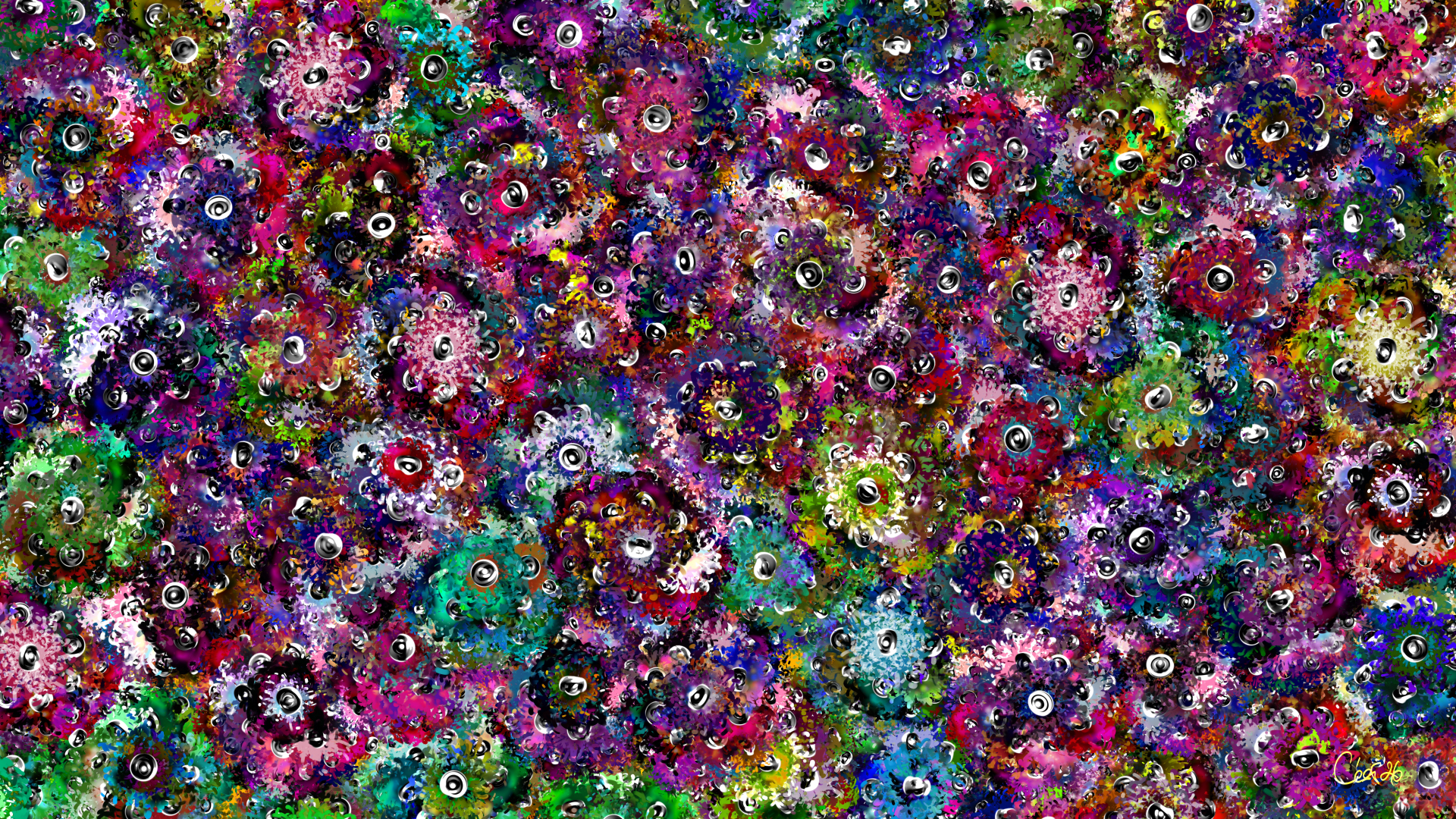 Marea De Presencia, moving artwork by César Yagüe, from the Lágrimas De Estrellas collection