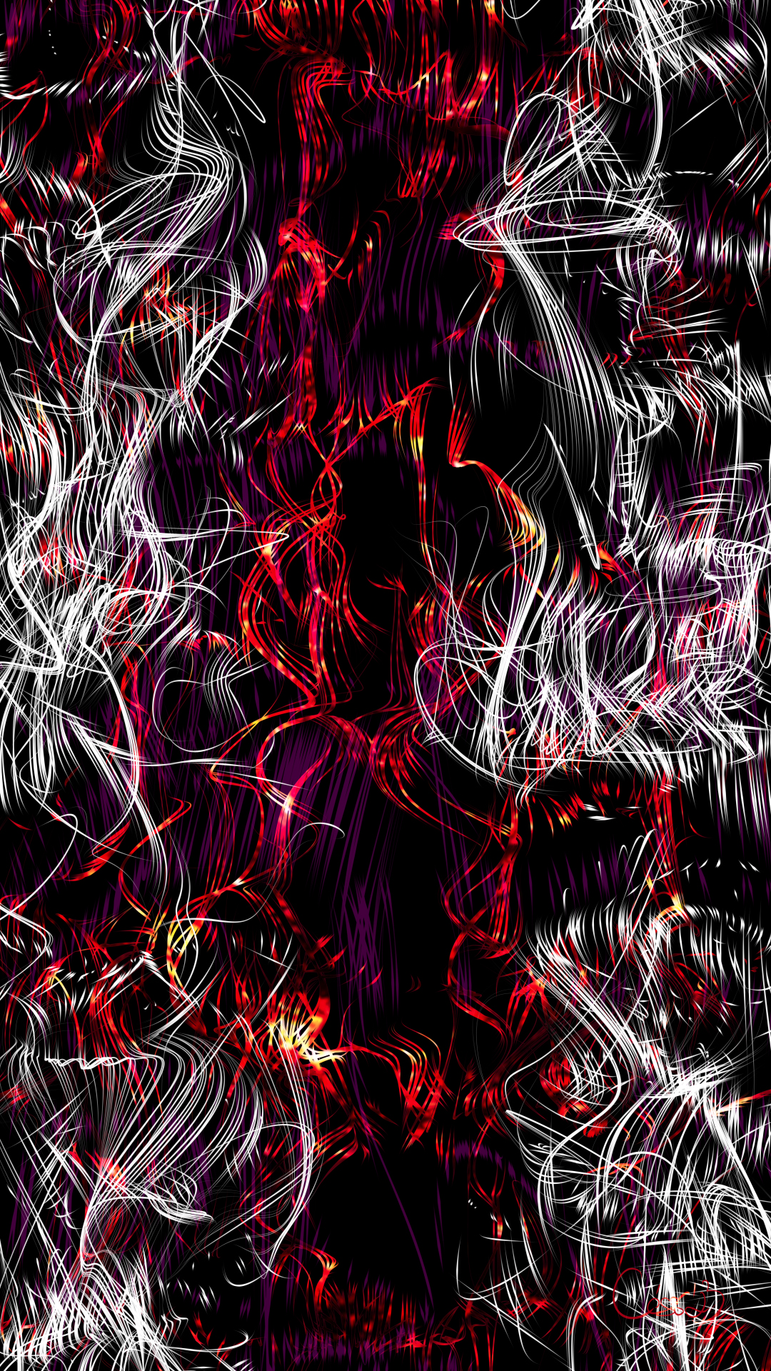 María (Tormenta De Paz), moving artwork by César Yagüe, from the Matter That Fell In Love With The Void collection