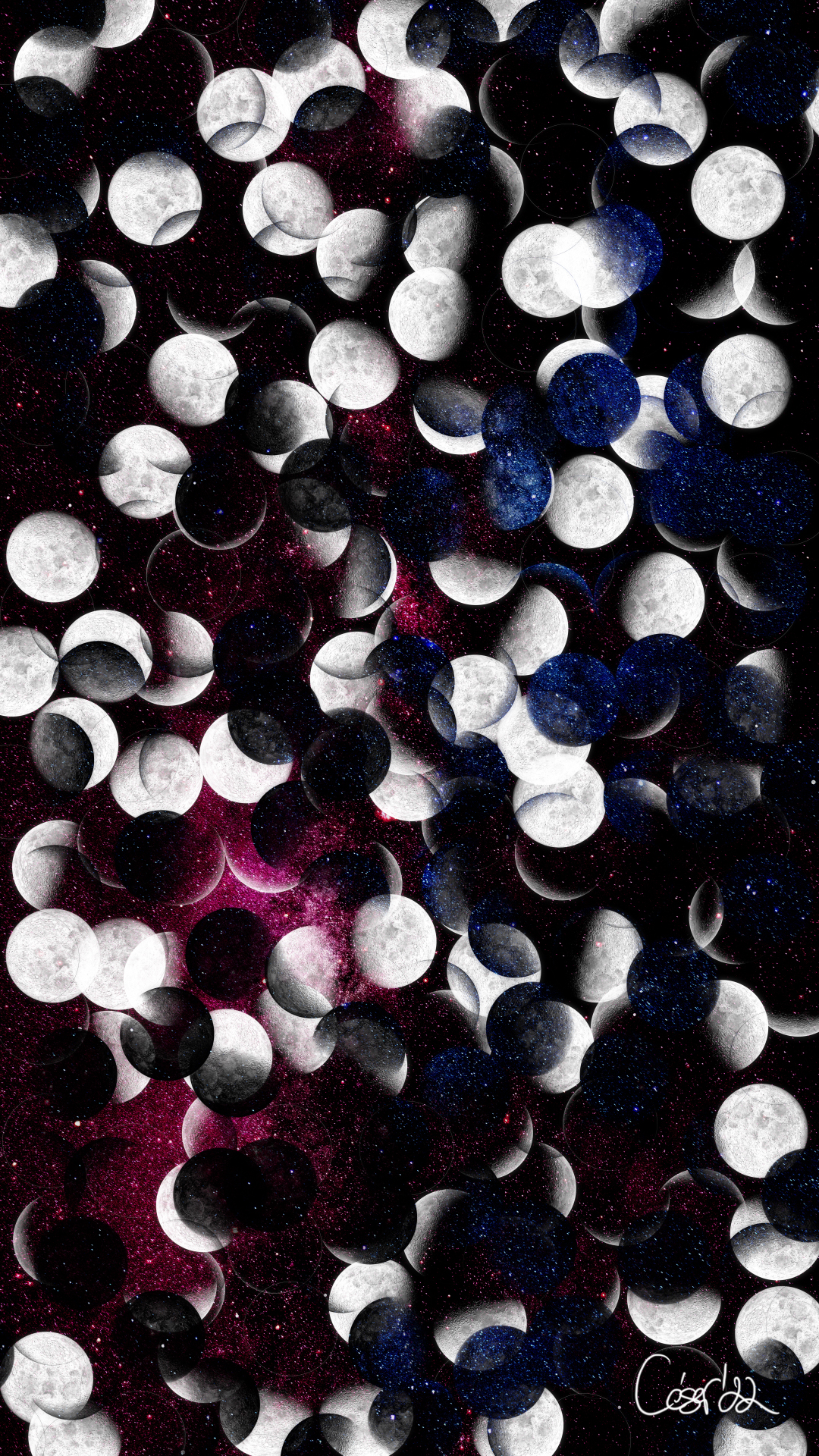 Mil Lunas, moving artwork by César Yagüe, from the Descendants Of Beauty collection