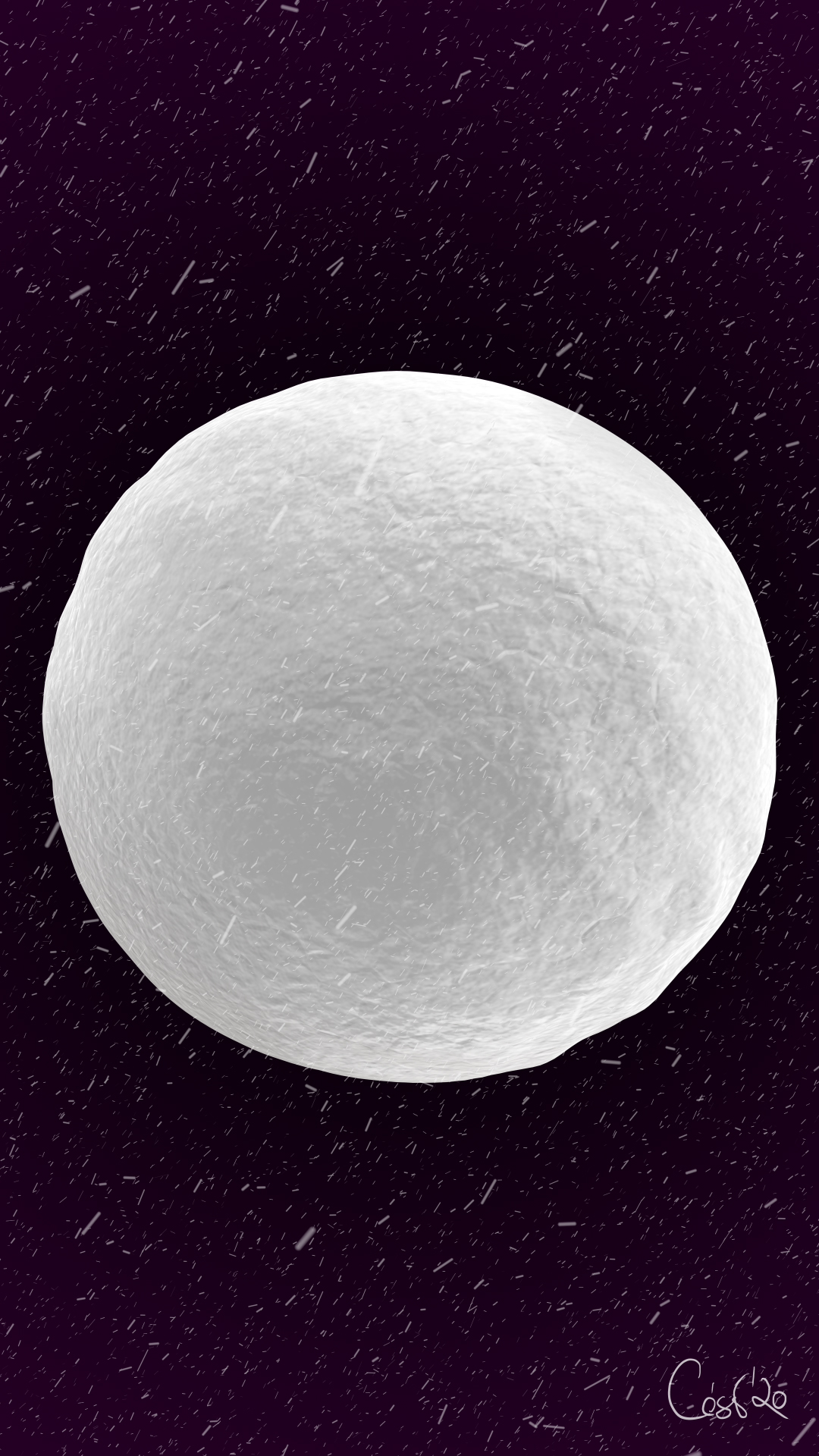 Missing Snowball, moving artwork by César Yagüe, from the Lágrimas De Estrellas collection