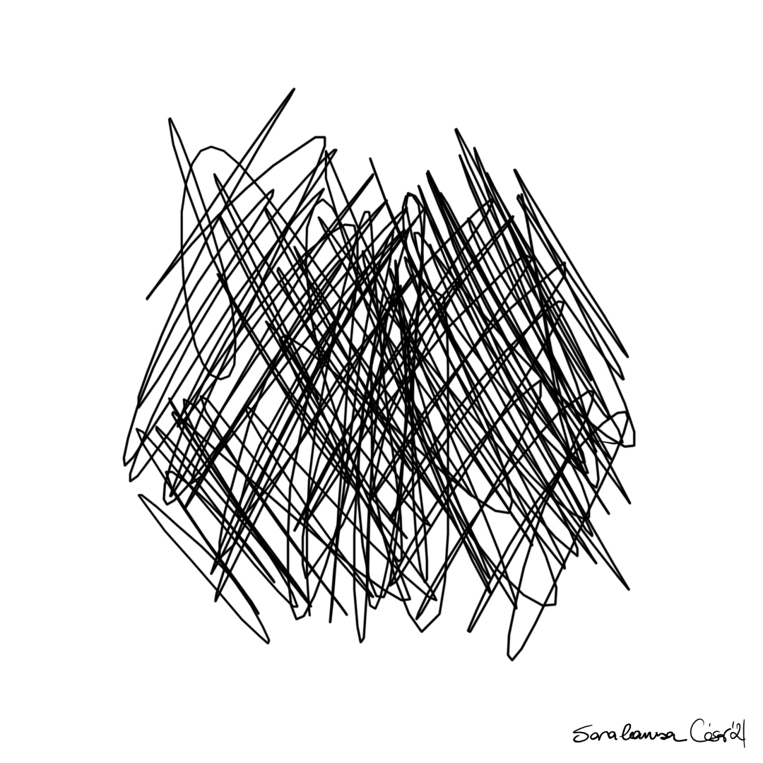 Monstruo, moving artwork by César Yagüe & Saralamusa (Sara Vázquez), from the Lágrimas De Estrellas collection