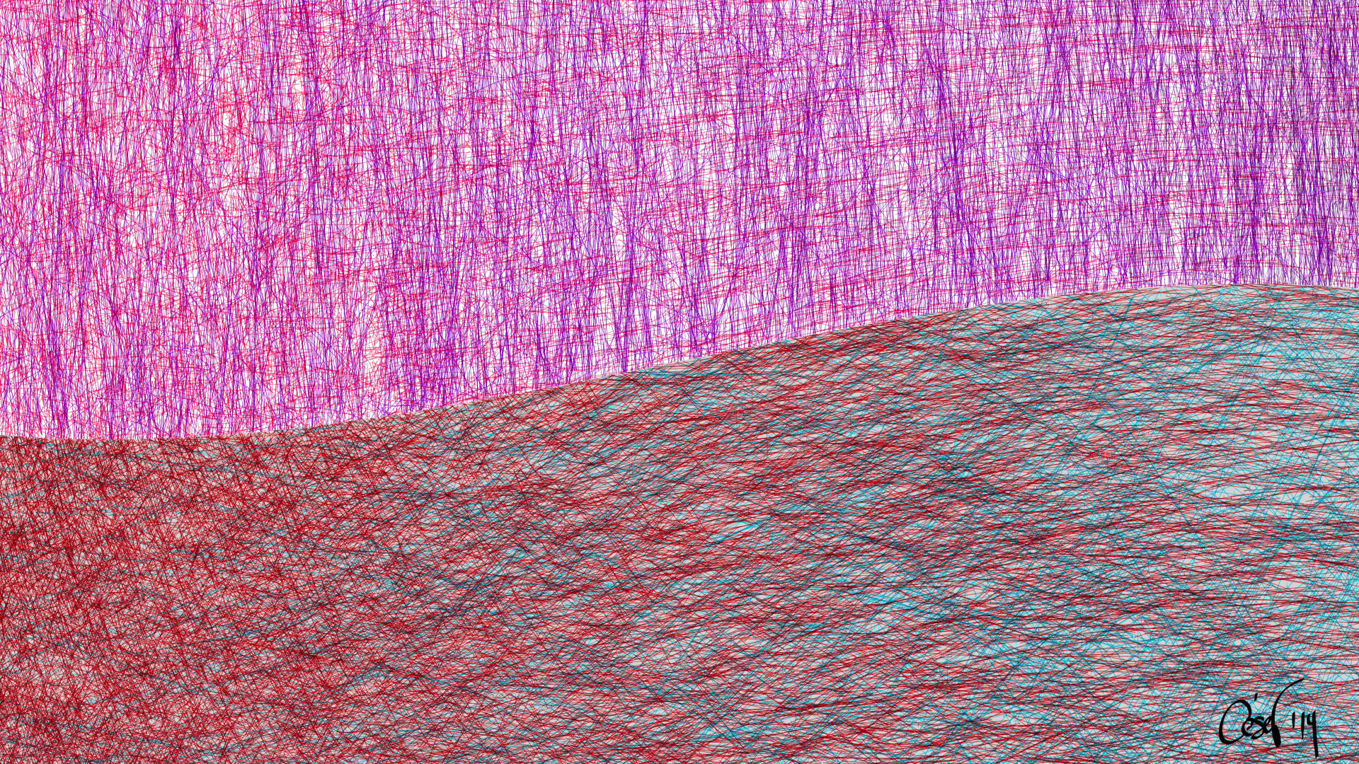 Sara, moving artwork by César Yagüe, from the 4K Beauties collection